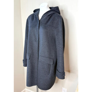 Jones New York Women's Gray Hooded Coat Size XL